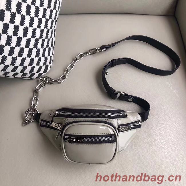 Alexander Wang leather Mini-pocket 0002 grey