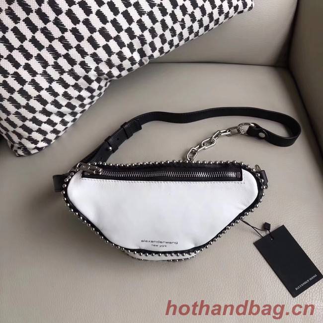 Alexander Wang leather Mini-pocket 0002 white