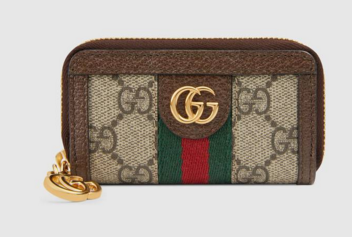 Gucci Ophidia GG key case 523157 brown