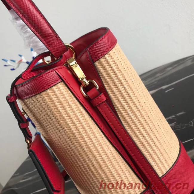 Prada Double Medium bag 1BA210 red
