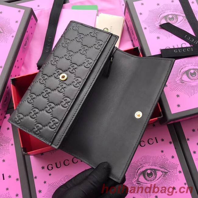 Gucci Calf leather Wallet 410100 black