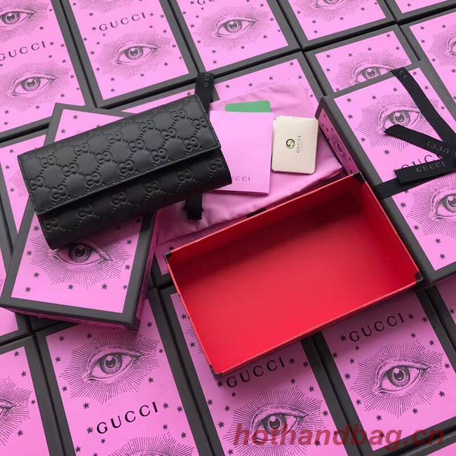 Gucci Calf leather Wallet 410100 black