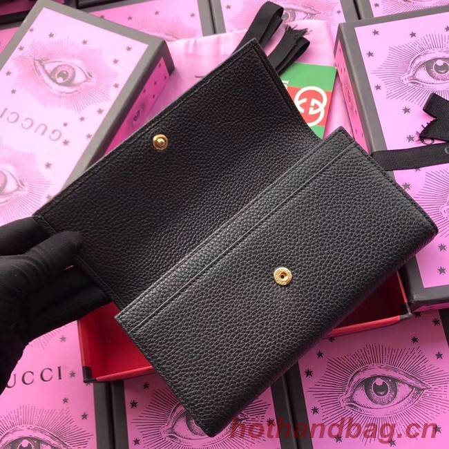 Gucci GG Marmont leather wallet 456116 black