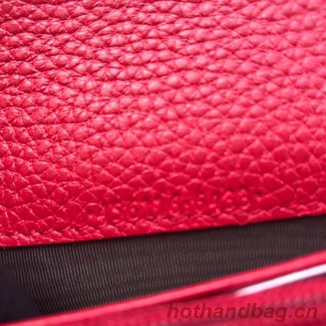 Gucci GG Marmont leather wallet 456116 red