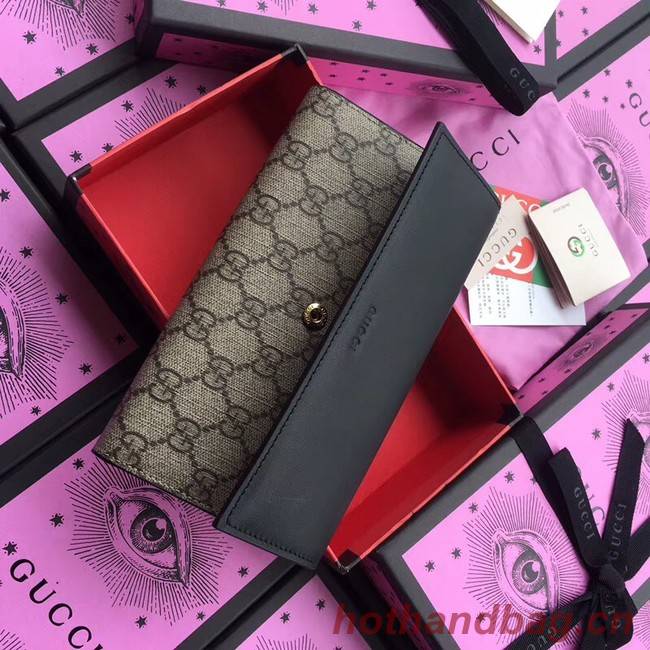 Gucci GG Supreme wallet 410100 black
