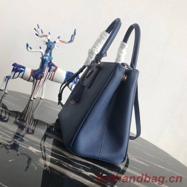 Prada Saffiano original Leather Tote Bag 1BA1801 blue