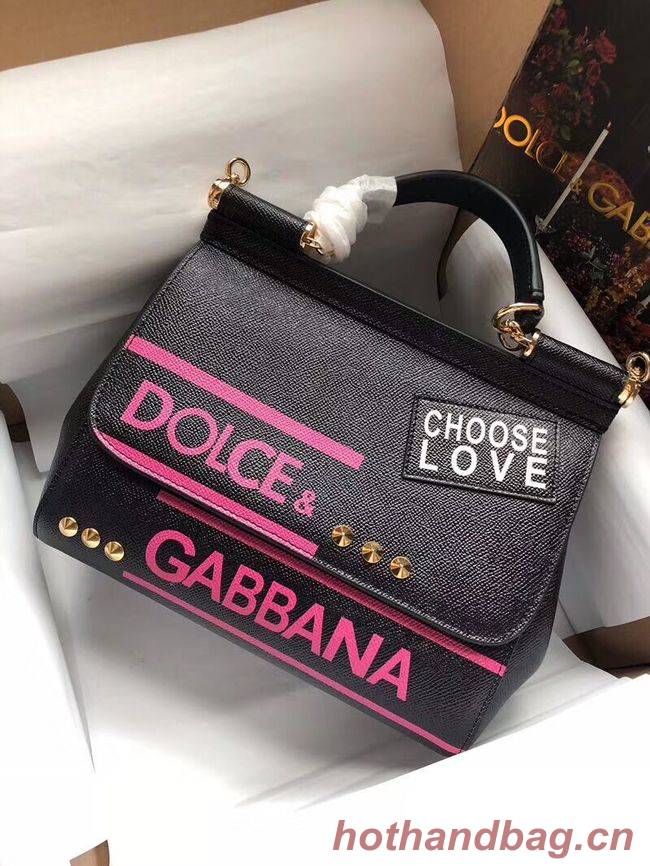 Dolce & Gabbana SICILY Bag Calfskin Leather 4136-12