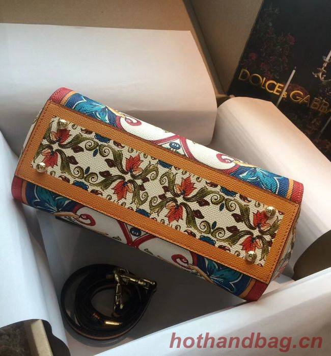 Dolce & Gabbana SICILY Bag Calfskin Leather 4136-7