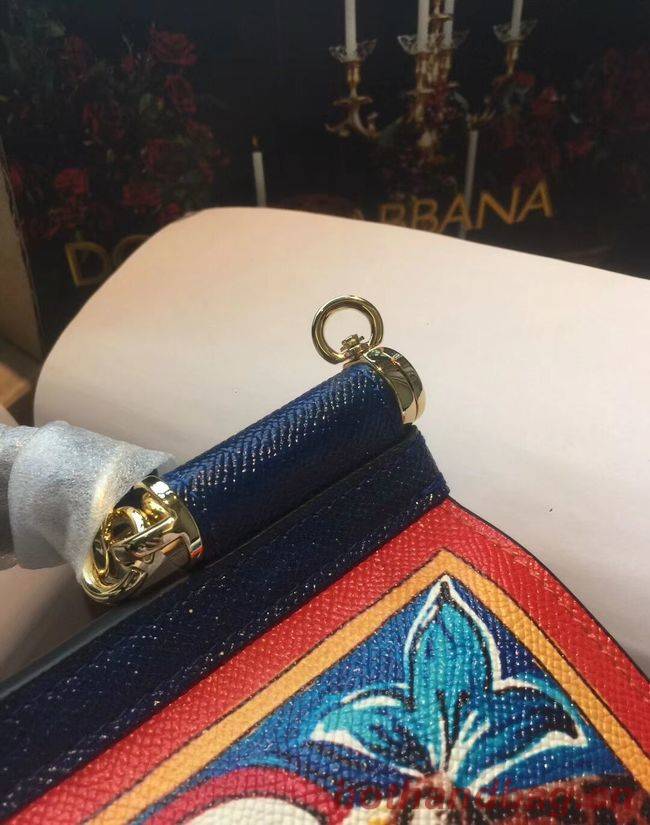 Dolce & Gabbana SICILY Bag Calfskin Leather 4136-7