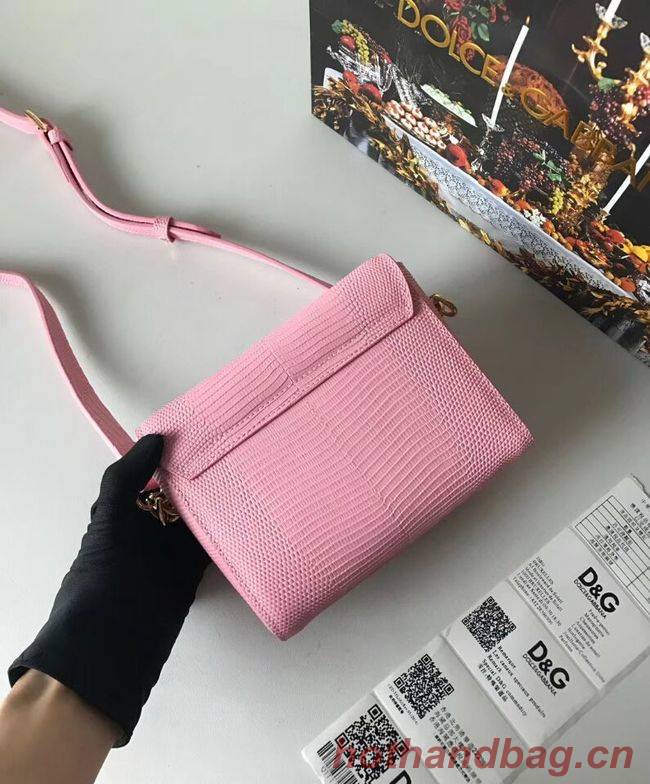 Dolce & Gabbana Calfskin Leather shoulder bag 5568 pink