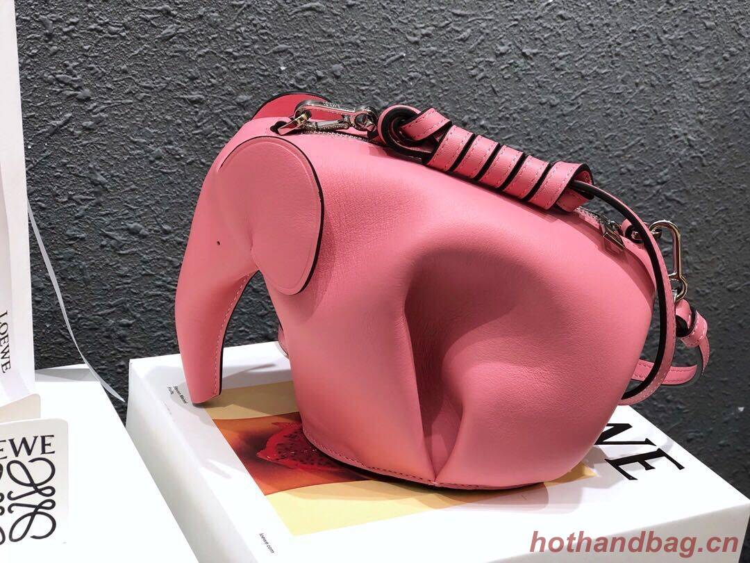Loewe Elephant Mini Leather shoulder bag LE8922 Pink