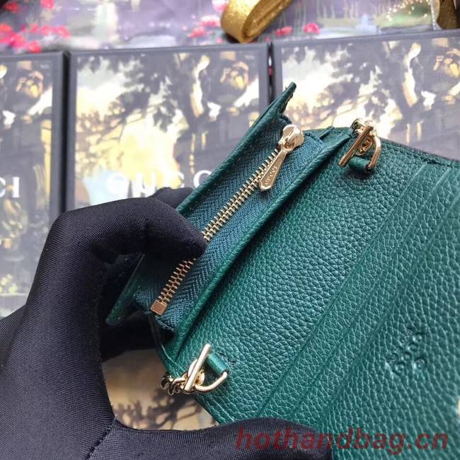 Gucci Zumi Card Holder 570660 green