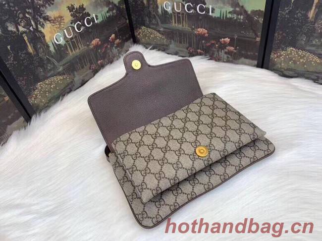 Gucci Ophidia GG Supreme small shoulder bag 550129 brown