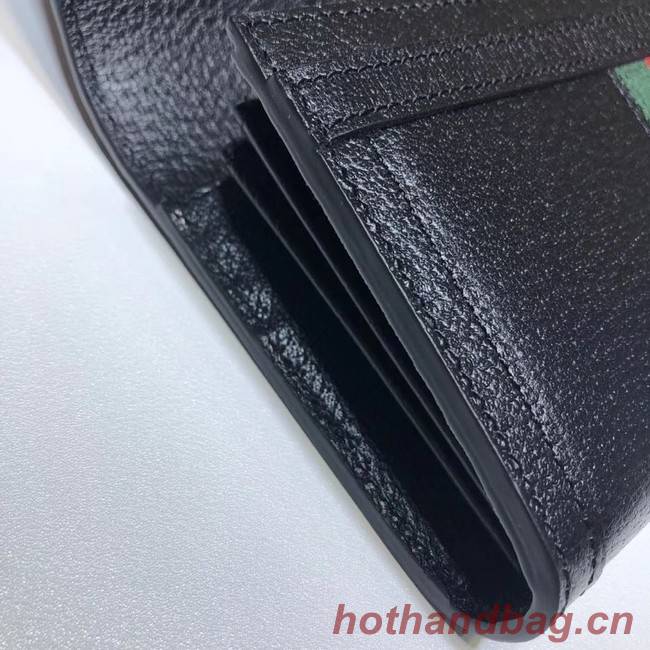 Gucci Ophidia leather wallet 523153 black