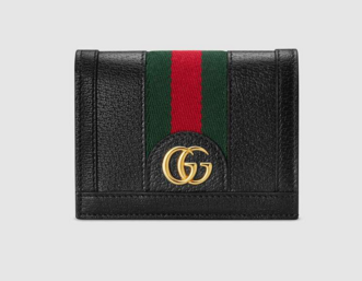 Gucci Ophidia leather wallet 523155 Black