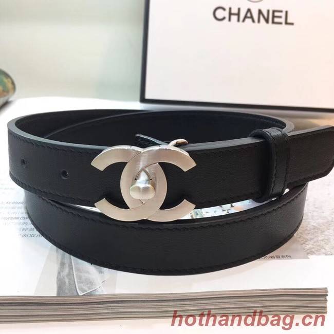 Chanel Calf Leather Belt Wide with 25mm 56605