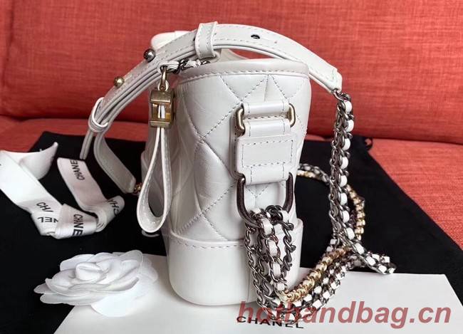 Chanel gabrielle small hobo bag A91810 white