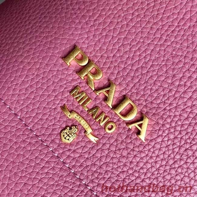 Prada Leather bucket bag 1BE018 rose