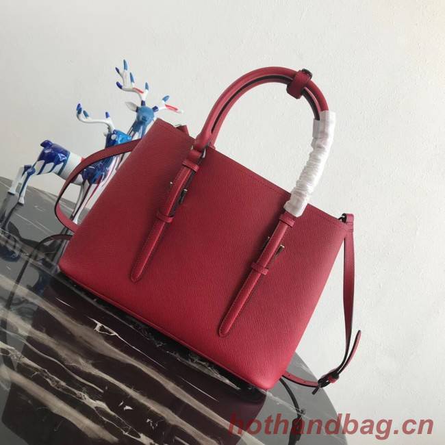 Prada Saffiano original Leather Tote Bag BN2838 red