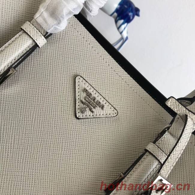 Prada Saffiano original Leather Tote Bag BN2838 white