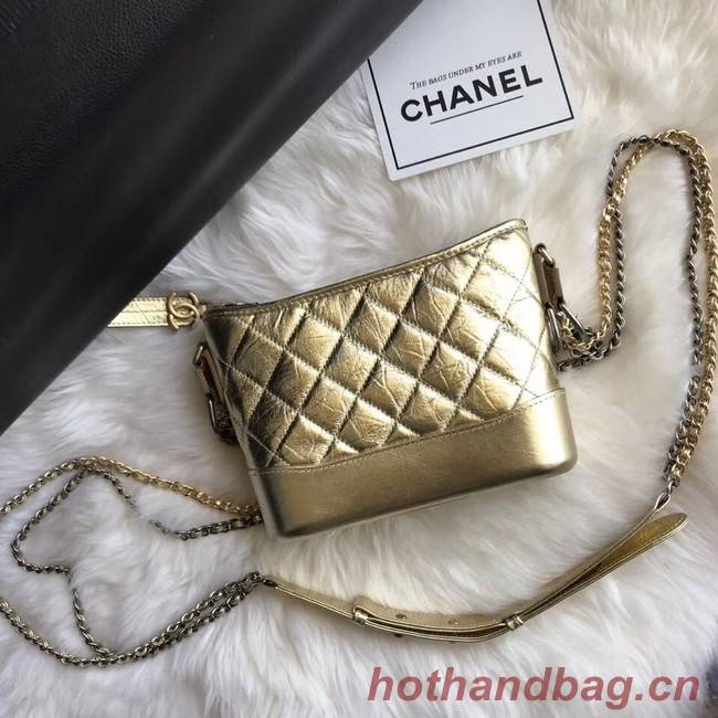 CHANEL GABRIELLE Original Small Hobo Bag A91810 Gold