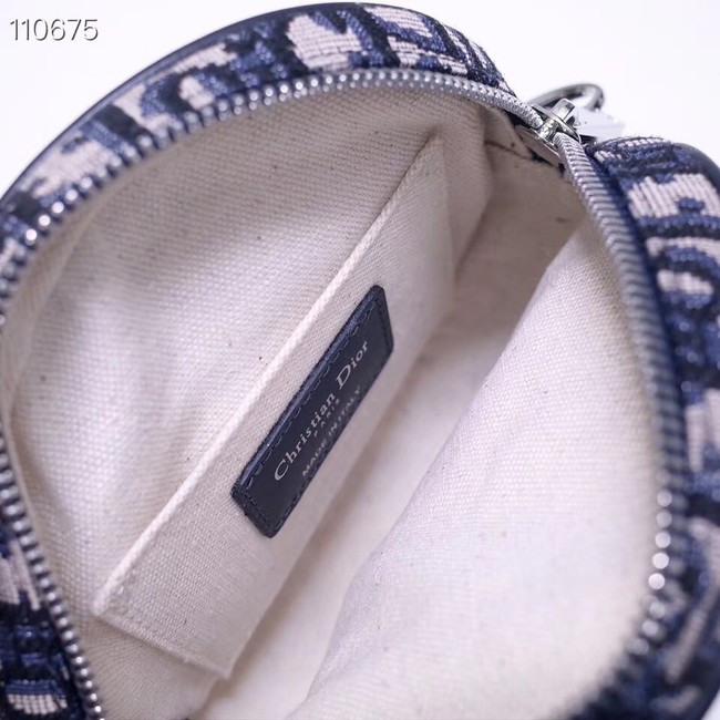 Dior CANVAS Shoulder Bag 83164 Royal Blue