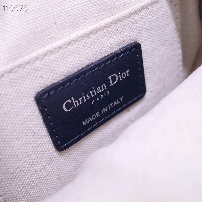 Dior CANVAS Shoulder Bag 83164 Royal Blue