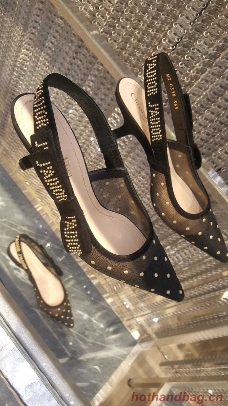 Dior Mid-heeled D80698 Shoes Black