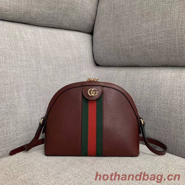 Gucci Ophidia Small Shoulder Bag 499621 Burgundy