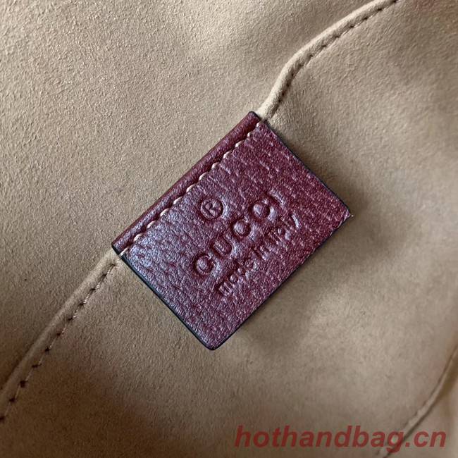 Gucci Ophidia Small Shoulder Bag 499621 Burgundy