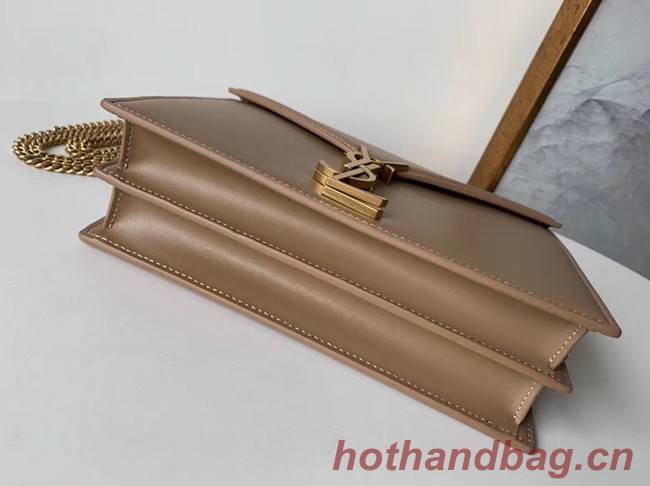 SAINT LAURENT Cassandra leather shoulder bag 532750 Camel