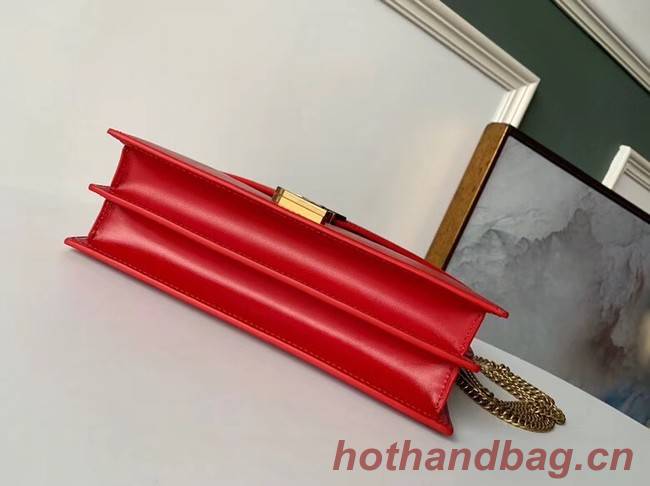 SAINT LAURENT Cassandra leather shoulder bag 532750 red
