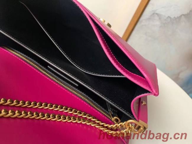 SAINT LAURENT Cassandra leather shoulder bag 532750 rose