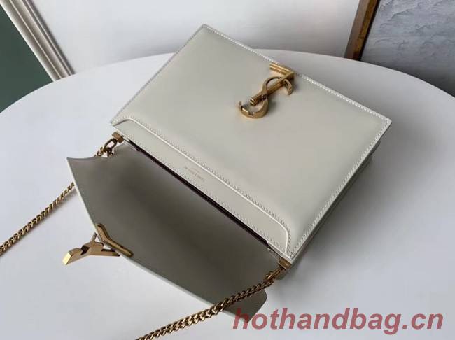 SAINT LAURENT Cassandra leather shoulder bag 532750 white
