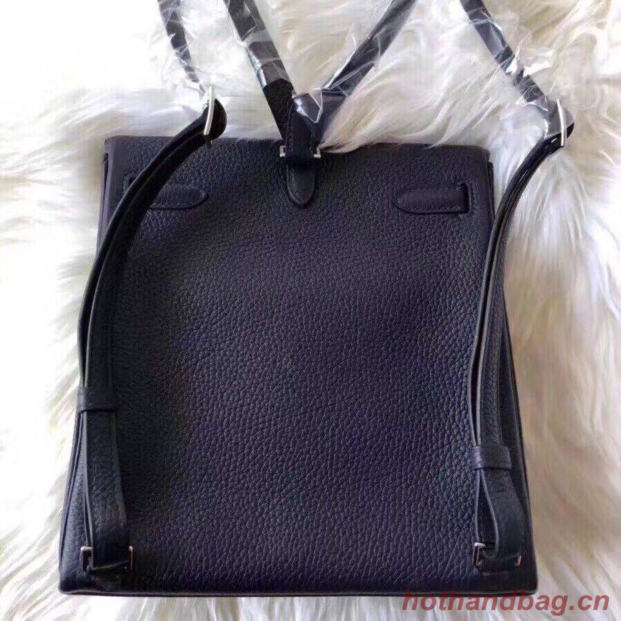 Hermes Kelly Ado Backpack H2398 Black