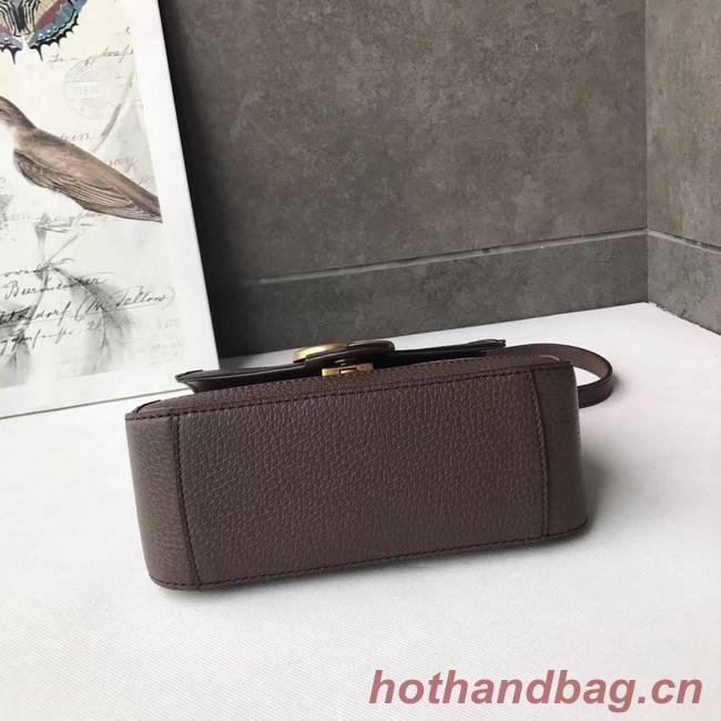 Gucci GG Marmont mini top handle bag 547260 brown