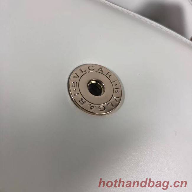 BVLGARI mini Shoulder Bag Calfskin Leather BG22889 white