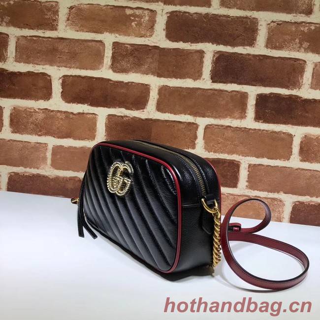 Gucci GG Marmont Matelasse Shoulder Bag A447632 Black