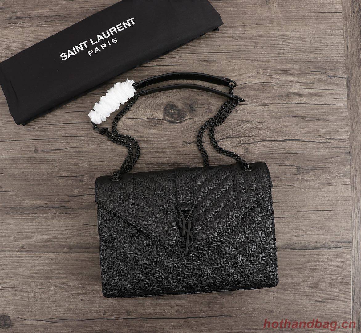 SAINT LAURENT Medium satchel 487206 black