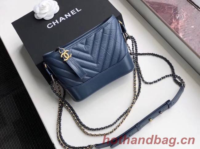 Chanel gabrielle small hobo bag A91810 blue