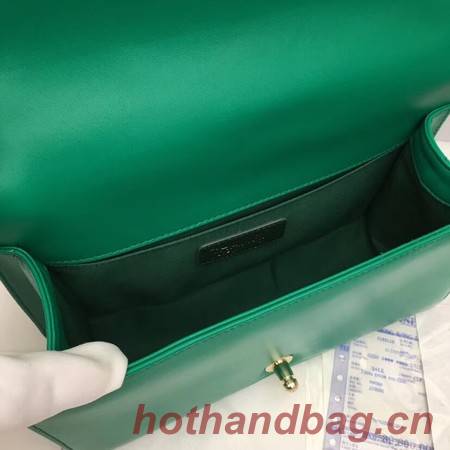 Chanel Boy Flap Shoulder Bag Original Sheepskin Leather A67086 green