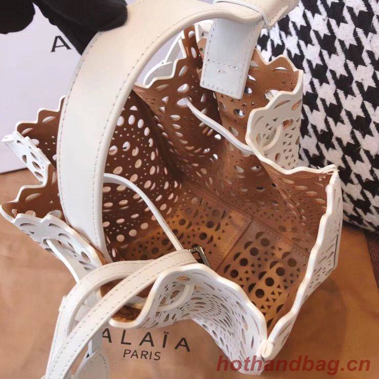 Alaia Openwork Original Leather Tote Bag A3659