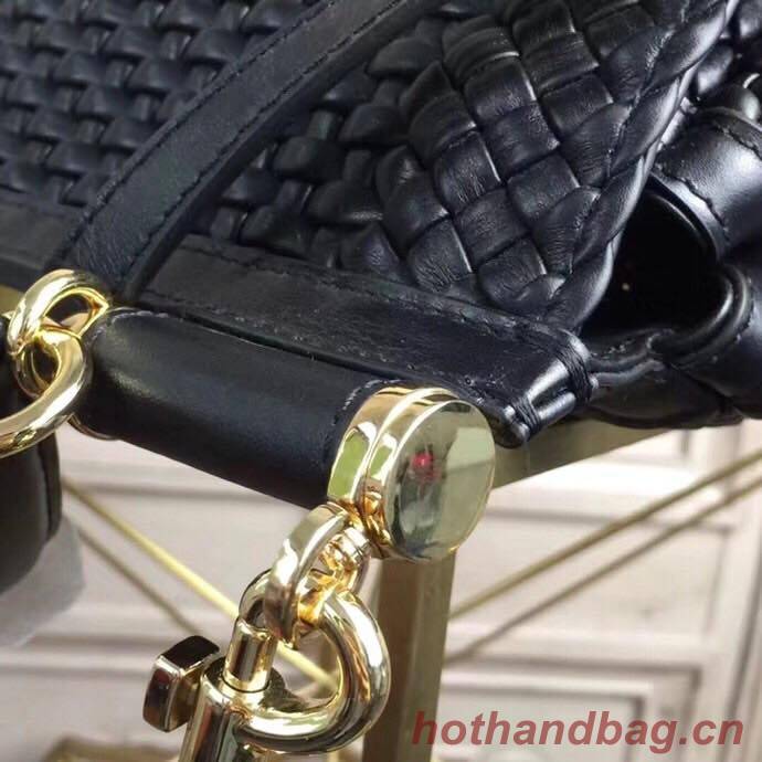Dolce & Gabbana Origianl Wicker Bag DG8632 Black