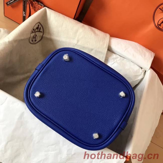 Hermes Picotin Lock PM Bags Original Leather H8688 electric blue