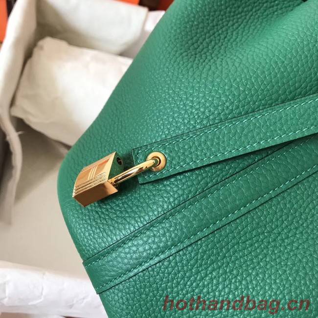 Hermes Picotin Lock PM Bags Original Leather H8688 green