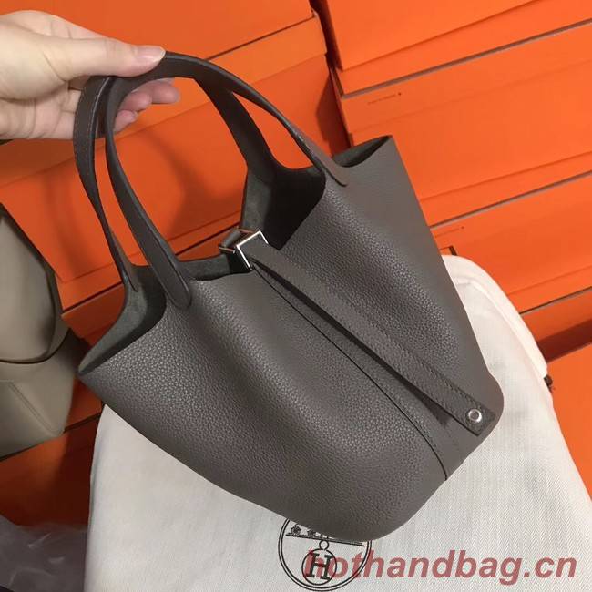Hermes Picotin Lock PM Bags Original Leather H8688 grey