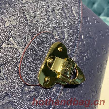 Louis Vuitton Georges MM Monogram Empreinte Original Leather M53944 Navy