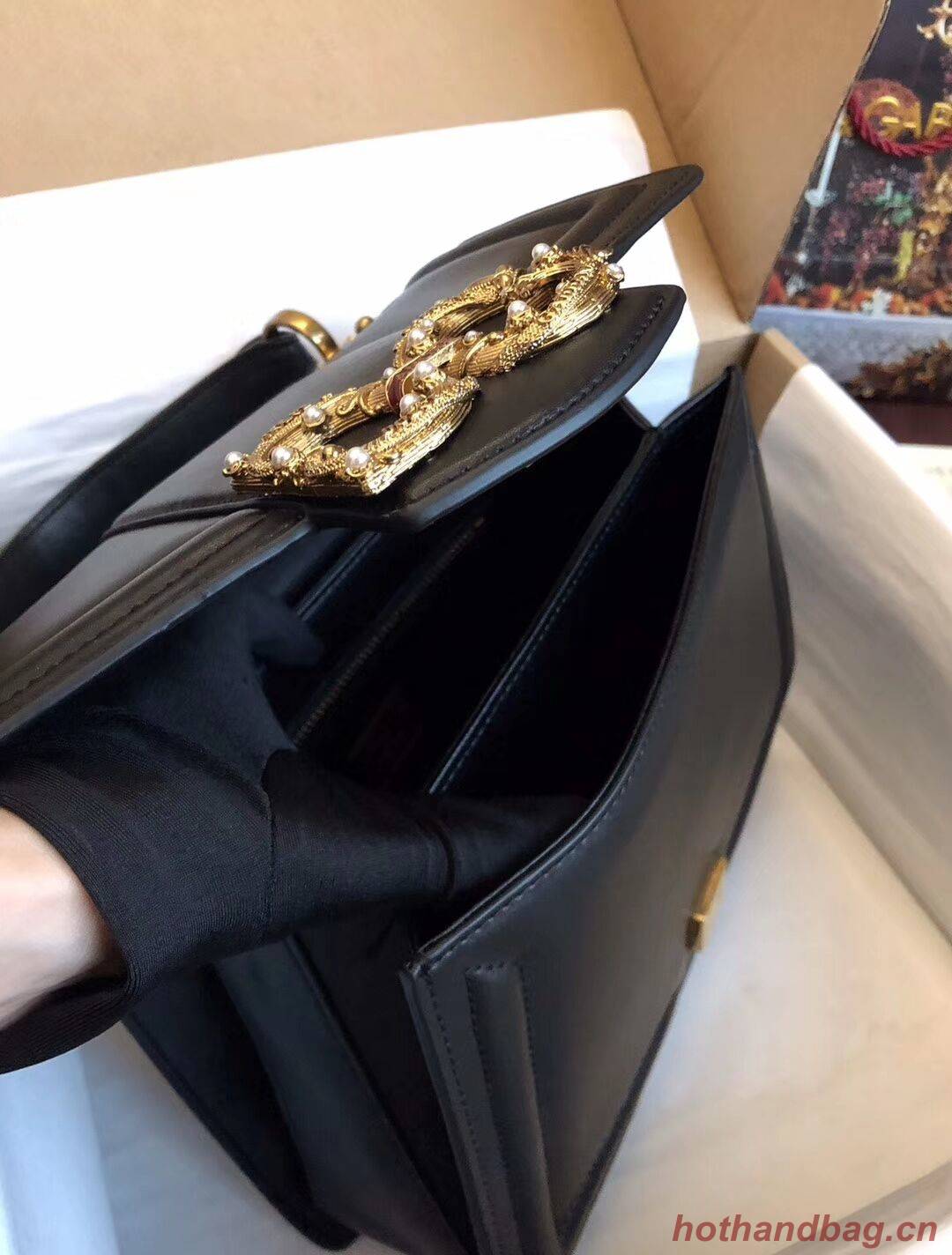 Dolce & Gabbana Origianl Leather Bag 4916 Black