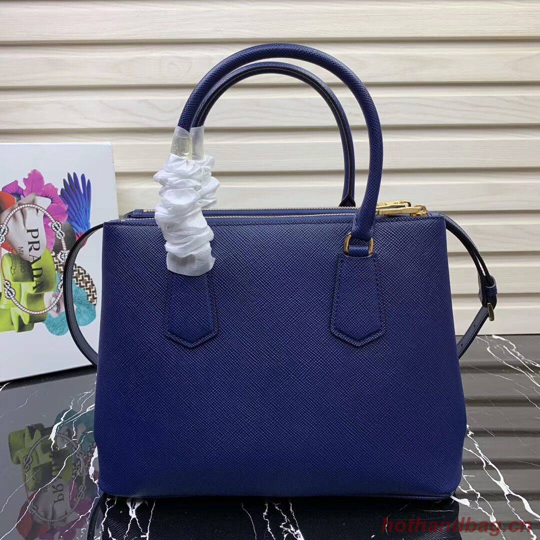 Prada Galleria Saffiano Leather Bag 1BA232 Blue