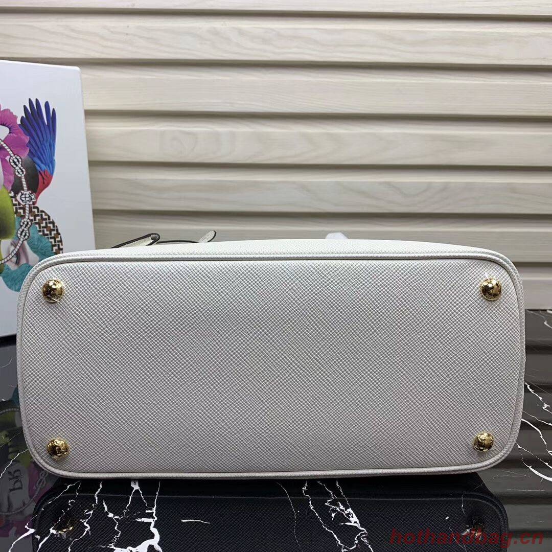 Prada Galleria Saffiano Leather Bag 1BA232 White